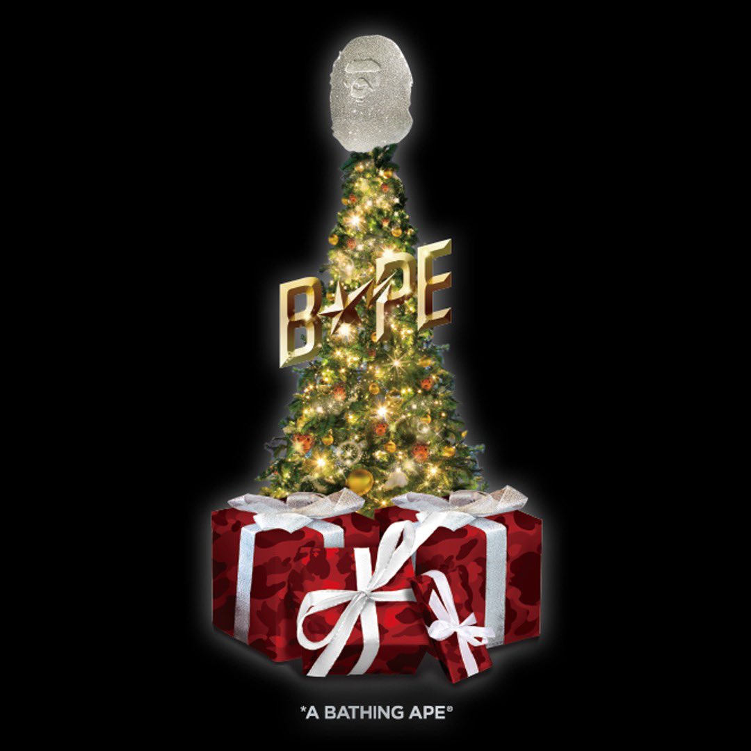 bape christmas tee