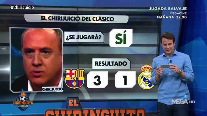 ادواردو ؛ يتوقع فوز برشلونه في الكلاسيكو بنتيجة 3/1 #ChiriJuicio