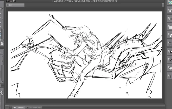lend me the strength to finish animating lio akira bike slide 