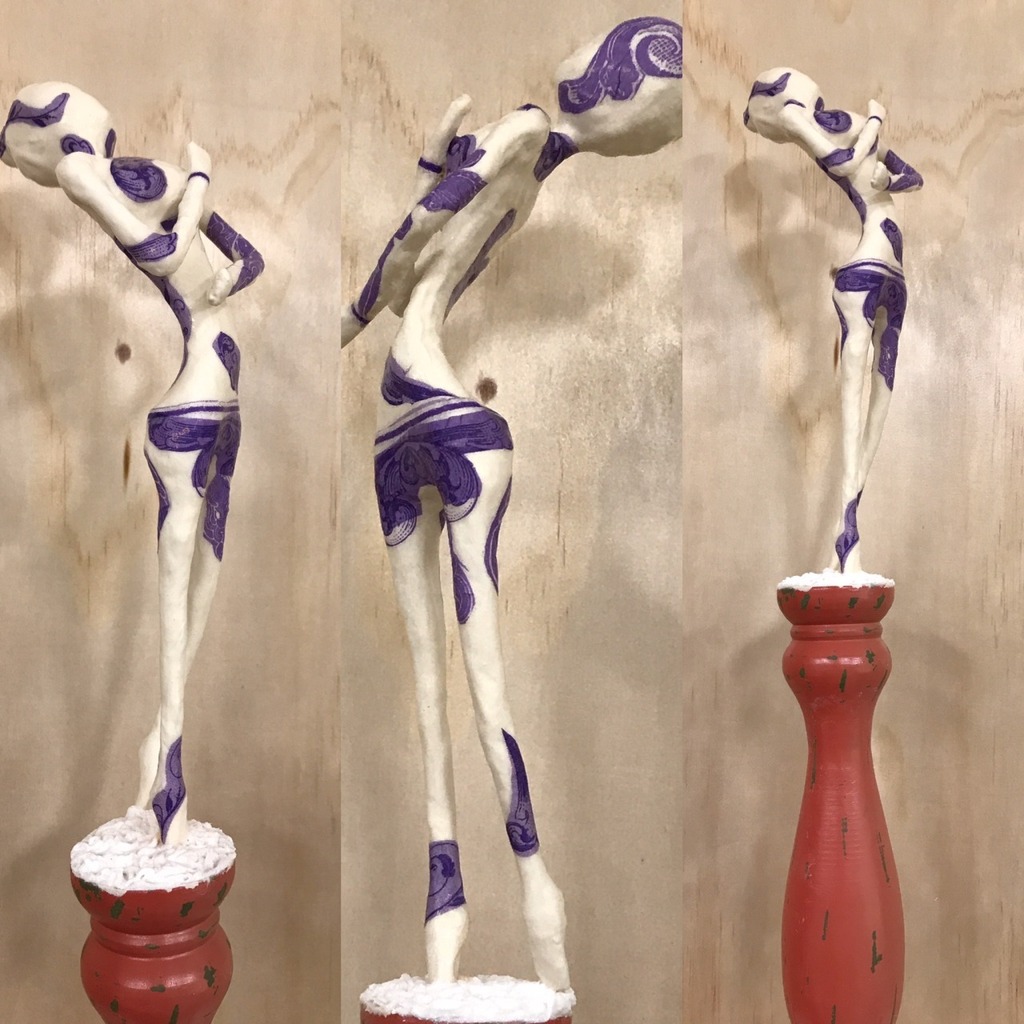 empurpledwares's tweet photo. “Grace” $170. (Indoor only) 21′h x 4.5′ w x 4.5′ deep https://t.co/bwPM5ETIqG