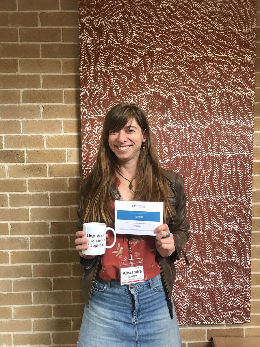 ALS2019Conf's tweet photo. Congratulations to Alex Marley (@bulletproofling), the first prize winner of best student paper at ALS! https://t.co/T95cAe3vDo