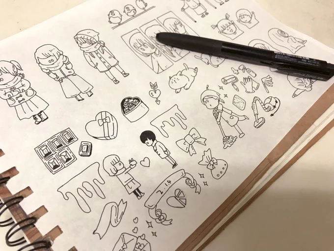 下書きなしでどれだけ描けるか挑戦 