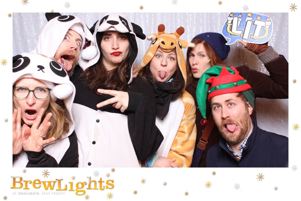 mchughla's tweet photo. Pro-tip: Wear an animal onesie...ALWAYS wear an animal onesie. #brewlights @NationalZoo https://t.co/rsAxgVKMno