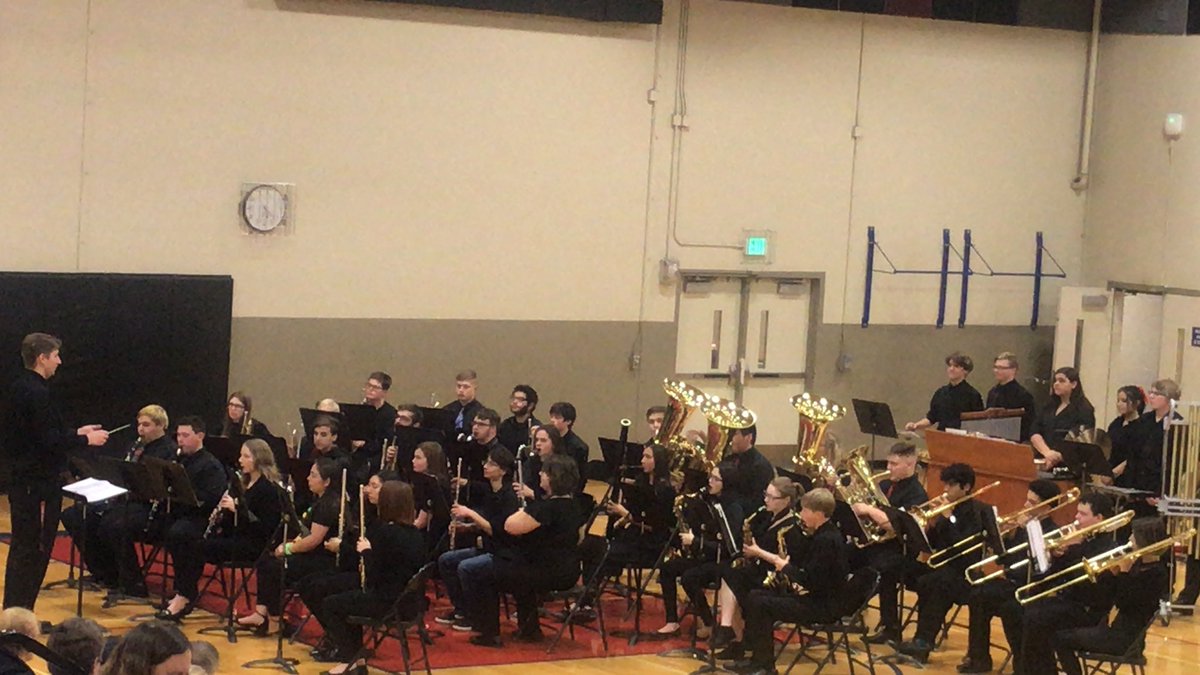 Winter Concert.  East Valley High School Band.