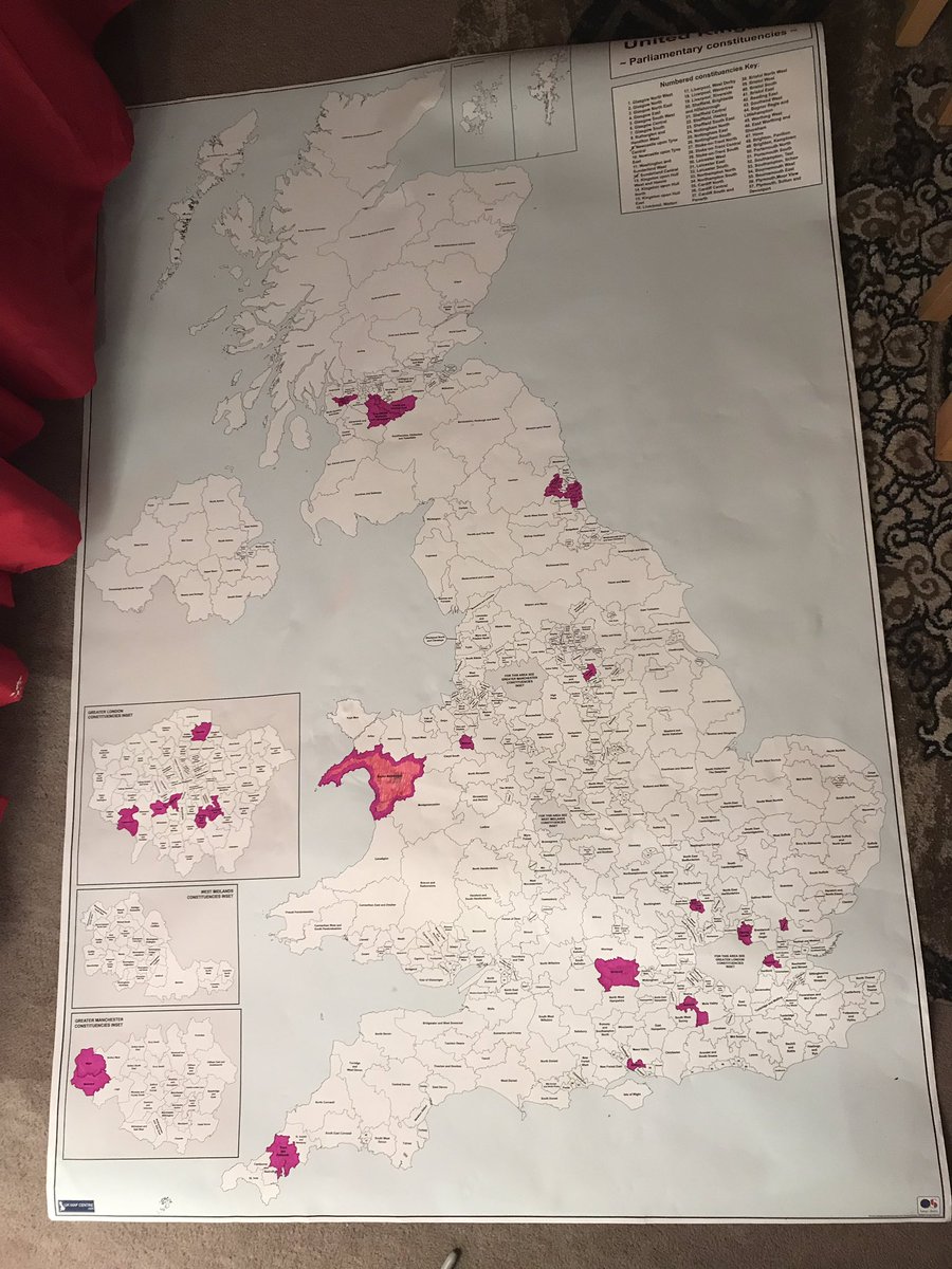 We are still up colouring in our #generalelections2019 constituency map and tweeting about female MPs past and present using the #101YearsOfFemaleMPs ! 

(Time for some coffee ☕️) 💪