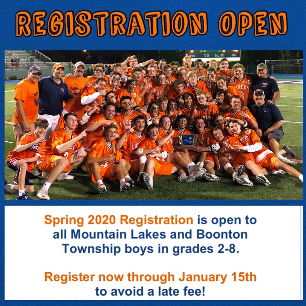 Where did the 2019 NJ TOC Champs start playing lax...Lakers Lacrosse!!!!  Registration is now open, signup today to be a part of the tradition!!!! mountainlakeslacrosse.com #LakersLacrosse #BeTheBest #Tradition
