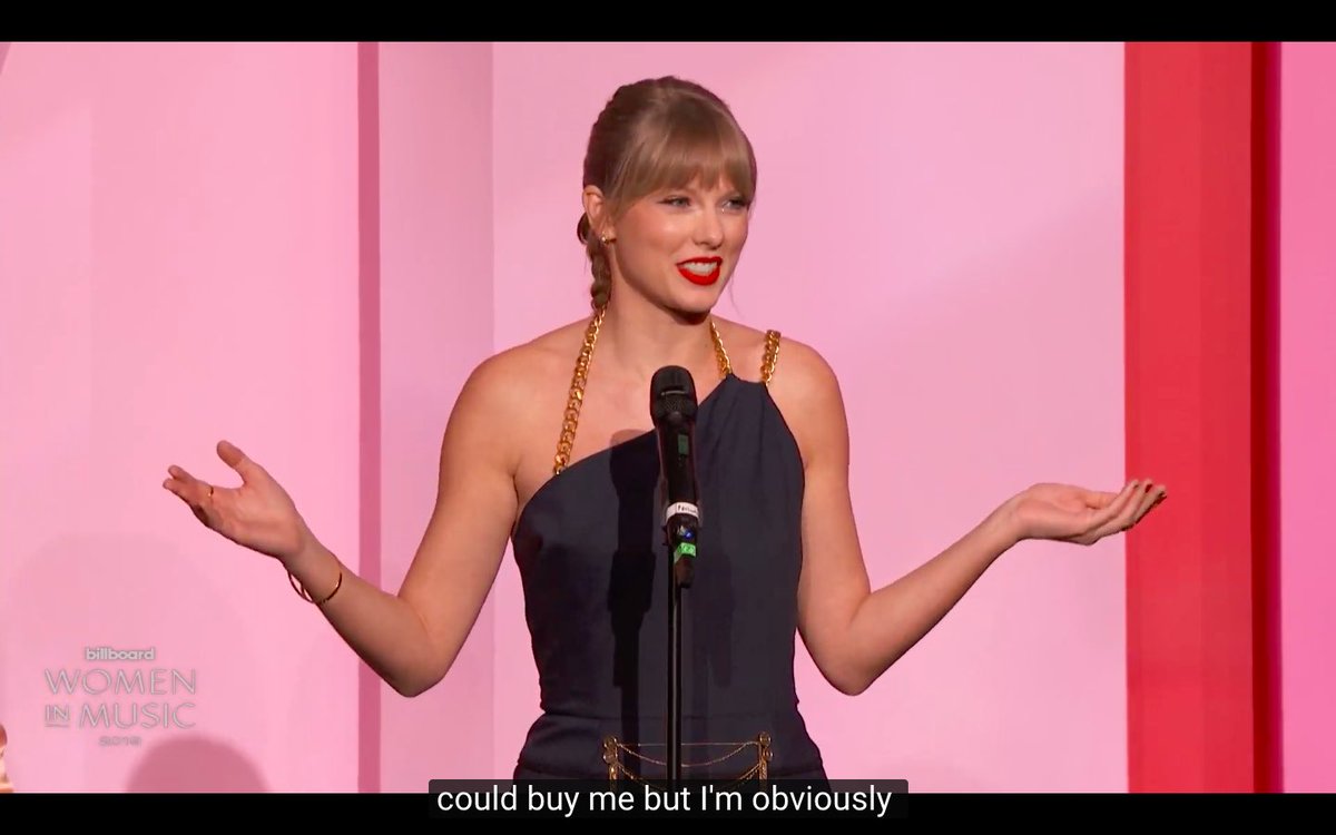 tswiftsbt13's tweet photo. I AM SO GLAD SHE SAID ALL THIS #WomanOfTheDecade #BillboardWomenInMusic @taylorswift13 #SHEISTHEMAN ✨ https://t.co/NNXIsWvZHN