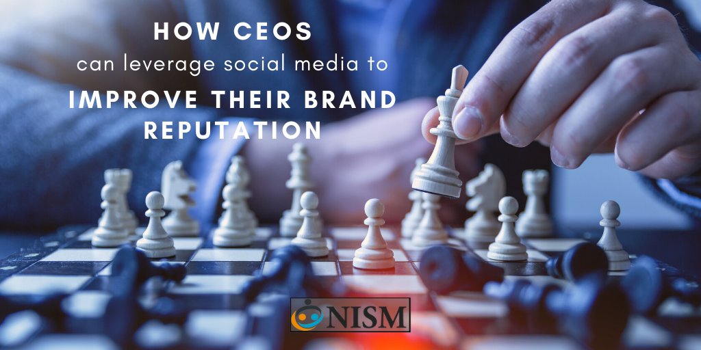 "It’s time for #CEOs to take control of their #brandreputation. A great way to start is by claiming their personal #brand across #socialmedia platforms and creating #thoughtful, #relevant, and #engaging content." New on the NISM #blog ▶️http://bit.ly/34OA3cU