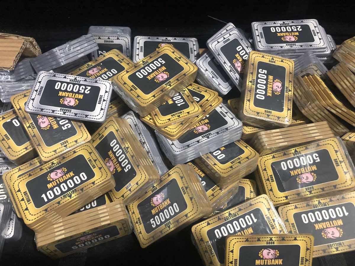 MutBankStore's tweet image. These little fun chips are back with any order. Play some poker with your friends and bet your madden acct. ALL IN!!