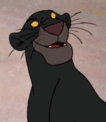 Bagheera from the Jungle Book.