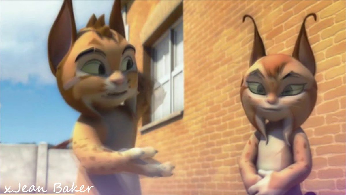 Felix and Lynxette from The Missing Lynx (bad movie not worth a watch but the cats are cute)
