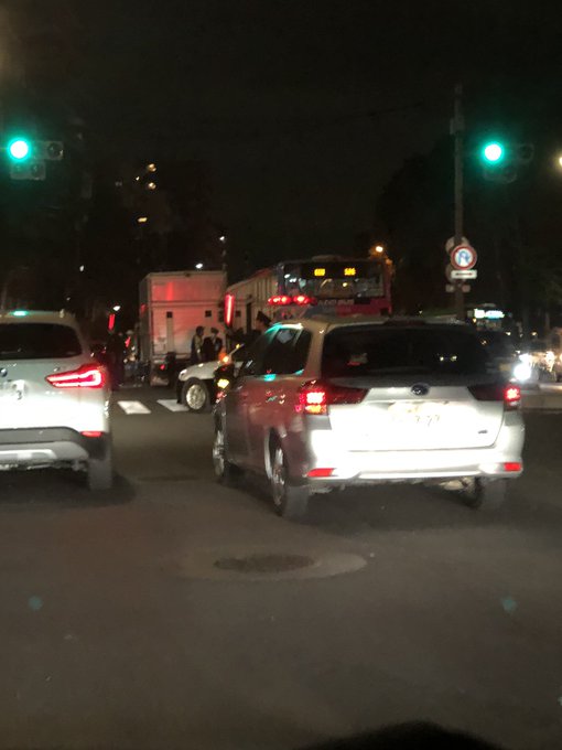 事故 環七通り 環七外回り 佼成病院付近でバスとトラック絡む事故 渋滞 東京都杉並区 まとめダネ