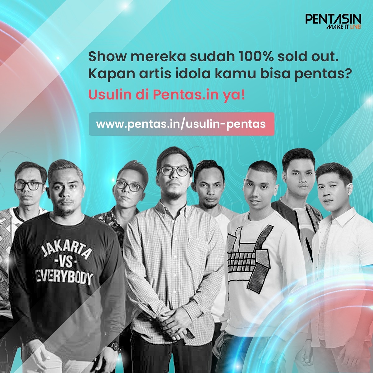 Pentas_in's tweet photo. Saatnya #pentasin artis idola kamu nih dan bikin show-nya sold out juga 🤩
Kirim wishlist kamu ke:
https://t.co/t80YWzUqpN
Ajak temen2 kamu juga untuk follow @Pentas_in & isi wishlist-nya supaya pentas artis idola kamu cepet jadi kenyataan
#PentasinAja #MakeItLive https://t.co/MCGe2iYCXZ