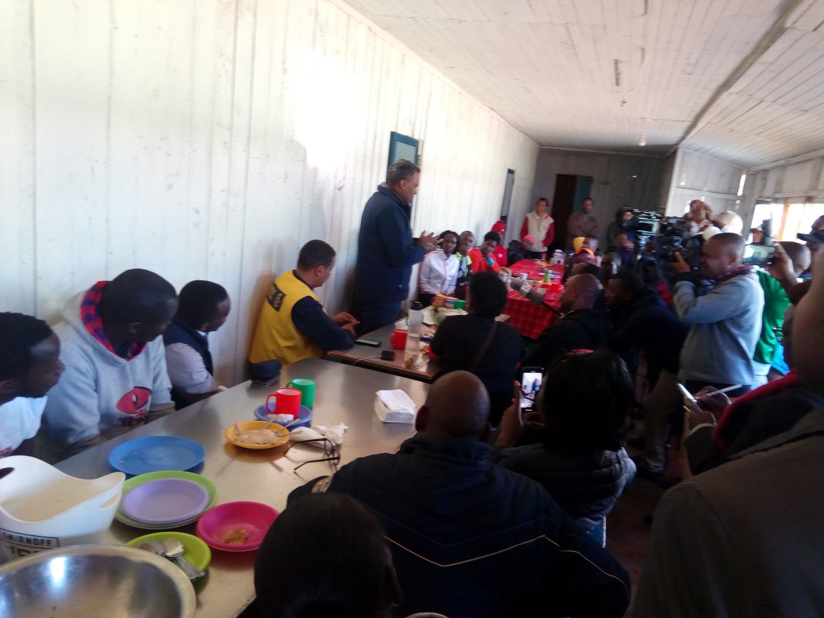 Members of social Justice network together with the <a href="/ODPP_KE/">Office of The Director Of Public Prosecutions</a> were glad to receive back human Rights defenders volunteering at various the Social Justice centers who had gone #climbingForJustice and reached the summit in quest for a just nation <a href="/happyolal/">Happy Olal</a> <a href="/gacheke2011/">Gacheke Gachihi</a> <a href="/DefendersKE/">@Defenders Coalition 🇰🇪</a>