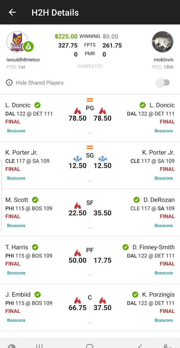 DFSwolfpack's tweet photo. iwouldh8metoo π°π€«β°β°
#WOFS #DFSWOLFPACK #IWOULDH8METOO #DRAFTKINGS #FANTASY #BASKETBALL #NBA #DFS #ROI https://t.co/L8O9Sy8H4F