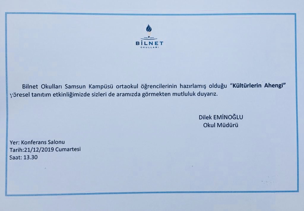 Geçmişe gitmeye hazır mısınız?21 Aralık Okulumuzda gerçekleştireceğimiz “Kültürlerin Ahengi” etkinliğimize bekliyoruz.<a href="/alikskn24/">Ali Keskin</a> <a href="/zehratopaloglu_/">Zehra Sağ</a>
