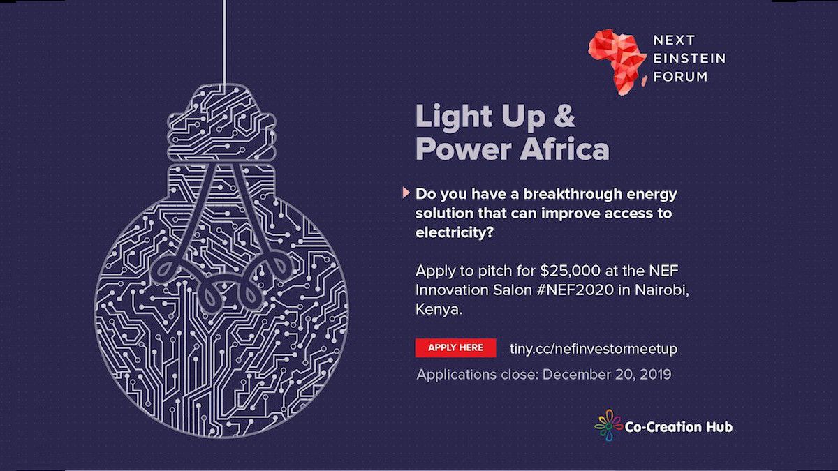 Nouveau billet de blog de <a href="/AfricanScI/">African Science Initiative</a> : « Pitchez pour 25 000 $ au prochain Salon de l'innovation du <a href="/NextEinsteinFor/">Next Einstein Forum</a> à Nairobi »
buff.ly/2RSJPax