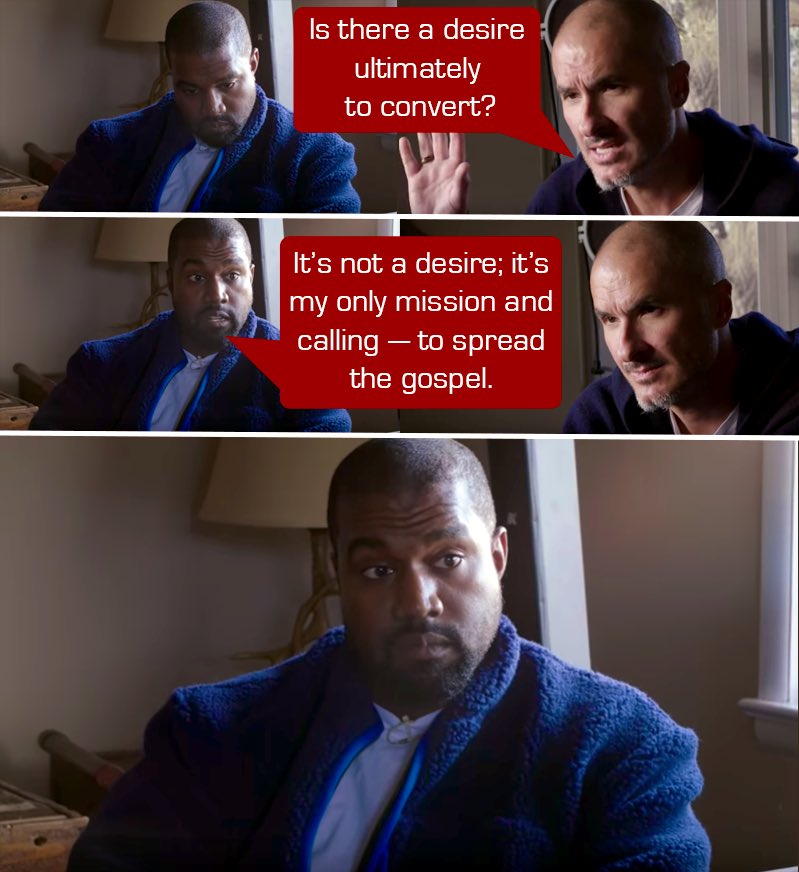 calledhigherbk's tweet photo. I listened to a lengthy interview with @kanyewest, and I can’t say I agree with everything he said, but I went away: 
1. humbled by God’s faithfulness
2. blessed by Kanye’s desire to follow Jesus
3. grateful that he spoke against porn. #playboy #calledhigherbook https://t.co/njS509hLGk