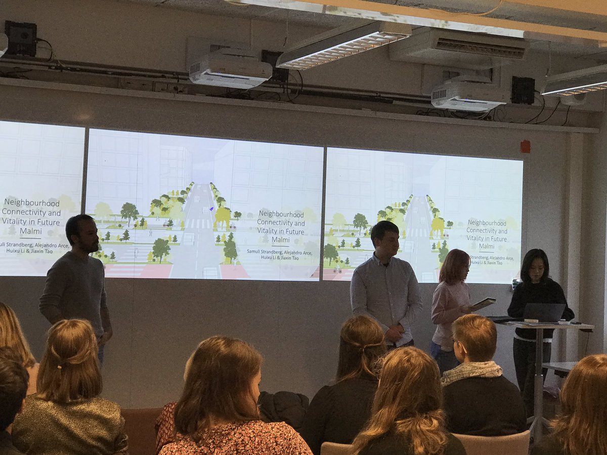 USPHelsinki's tweet photo. @USPHelsinki Urban Challenge Studio 1 Group 4: Neighbourhood Connectivity - Balancing the Development of Malmi: A concept for a lively and commercially and socially active street connection in a suburban center https://t.co/NLKX3pHndw