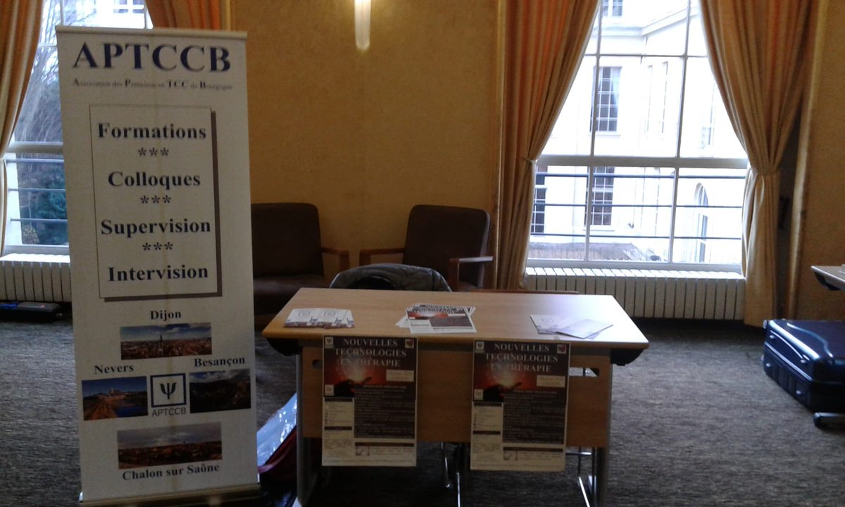 AptccbO's tweet photo. Mission accomplie !
Nos membres ont réussi à braver les grèves et les intempéries pour participer au congrès de l'@aftcc1.
Retrouvez les à notre stand à la Maison de la chimie
#aptccb #congrès #AFTCC #psychologie #psychiatrie #paris https://t.co/vqErVxGHjq