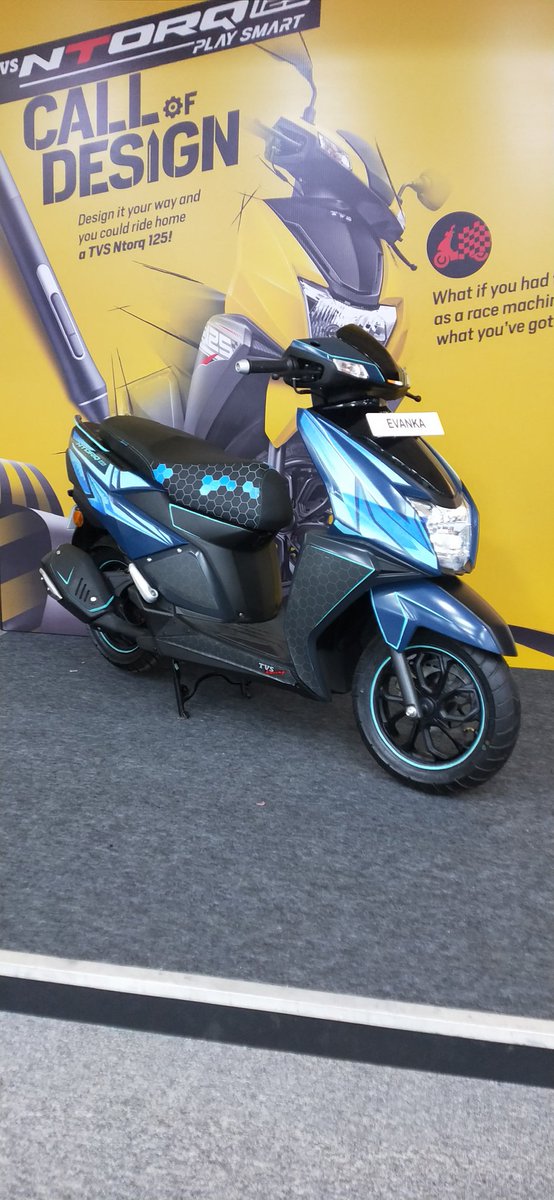 MotorVikatan's tweet photo. Call Of Design Event By TVS - Podium Finish Models, Done By Design Students & Media People! #tvs #ntorq #scooter #design #motorvikatan #EndGameofTorqians #NtorqCallofDesign #InTheEndGame @tvsmotorcompany https://t.co/OihqJINMCN