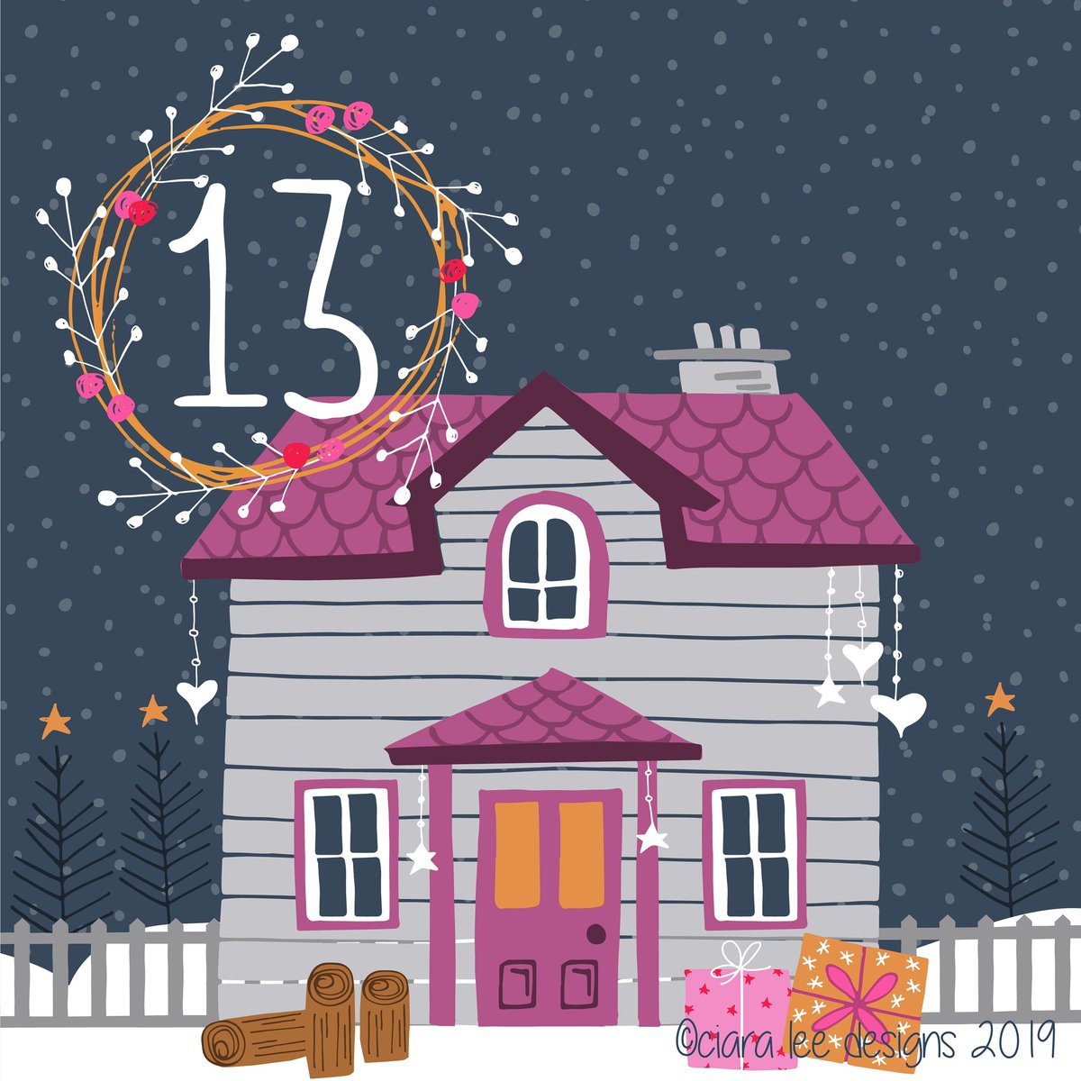 Day 13, we won't mention what weekday it is!

#christmascountdown #adventcalendar #christmasillustration #handdrawn #festive #december #makeitindesign #staycolorfullycreative #surfacepatternlife #patternobserver #surfacedesign #surfaceillustration #cozy #cozyhome