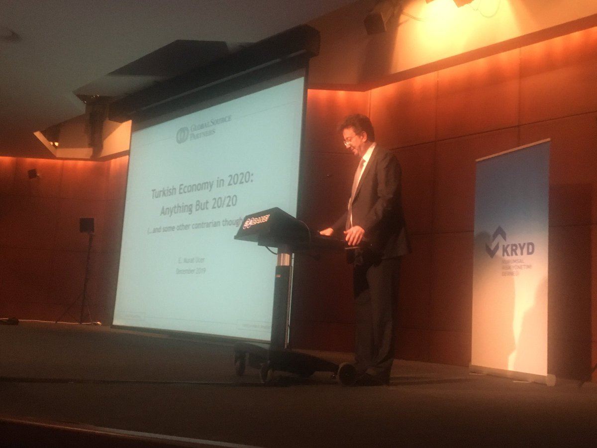 Global Riskler 2020 zirvemizin son oturumunda Dr.Murat Üçer ‘in Türkiye ekonomisi ve makroekonomik riskler sunumunu izliyoruz <a href="/EMuratUcer/">E. Murat Ucer</a>