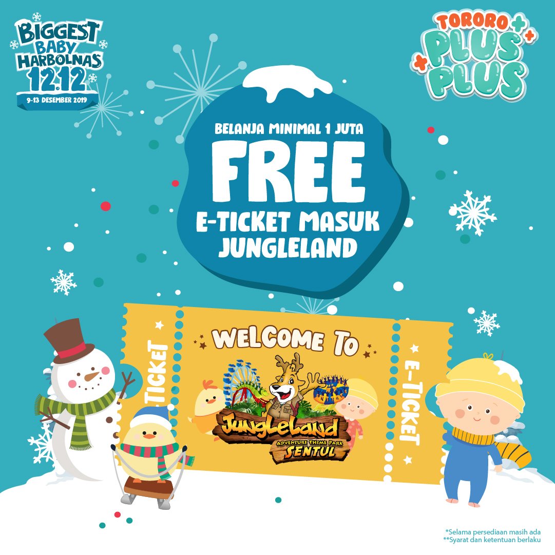 Seru banget nih bisa dapetin Free Ticket Jungleland 🤩