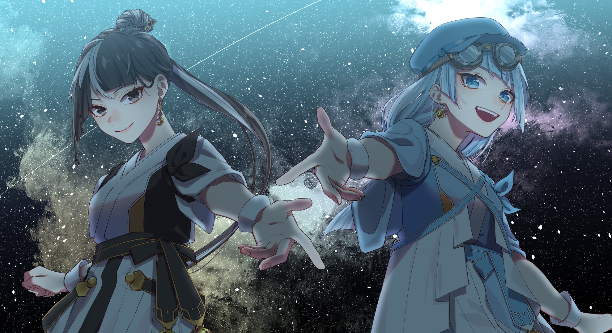 やくろ 楽々舞しすたぁずさん Lullamysisters の歌ってみた動画イラストを担当させて頂きました お二人 の歌声がとても綺麗で素敵なのでぜひ T Co Gu0oxctfqz T Co Vd4miq2uer Twitter