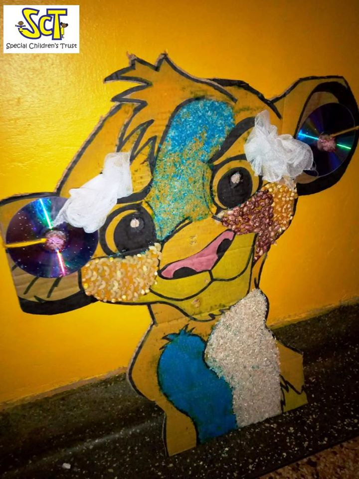 SCTUganda's tweet image. At Dawn Children's Centre we got our creative hats on this week and re-purposed our end of year concert costumes into small sensory boards. #SensoryBasedPlay #SensoryBasedLearning #ChildFriendlyDevelopment