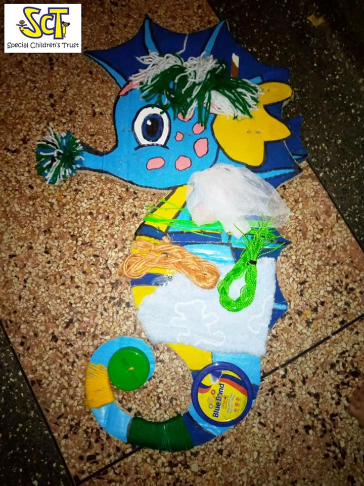 SCTUganda's tweet image. At Dawn Children's Centre we got our creative hats on this week and re-purposed our end of year concert costumes into small sensory boards. #SensoryBasedPlay #SensoryBasedLearning #ChildFriendlyDevelopment