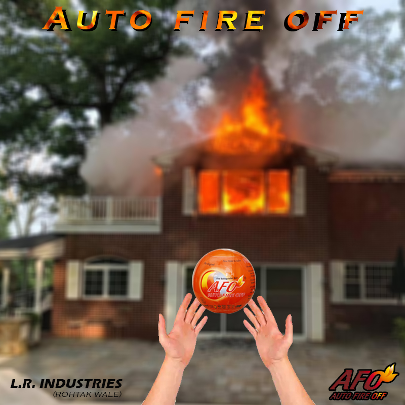 A perfect solution to accidental fire. Extinguishes fire in no time.
#afofireballs #autofireoff #firesafety #besafe #easyhandling #lrindustries