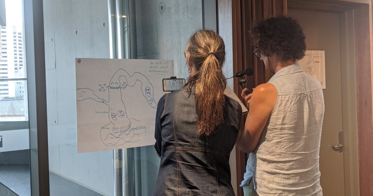 QUTdesign's tweet image. Rolling down the river at the Participatory Media Methods Workshop @QUTdesign #QUTdesign #rollin #collaborate #visualise #share