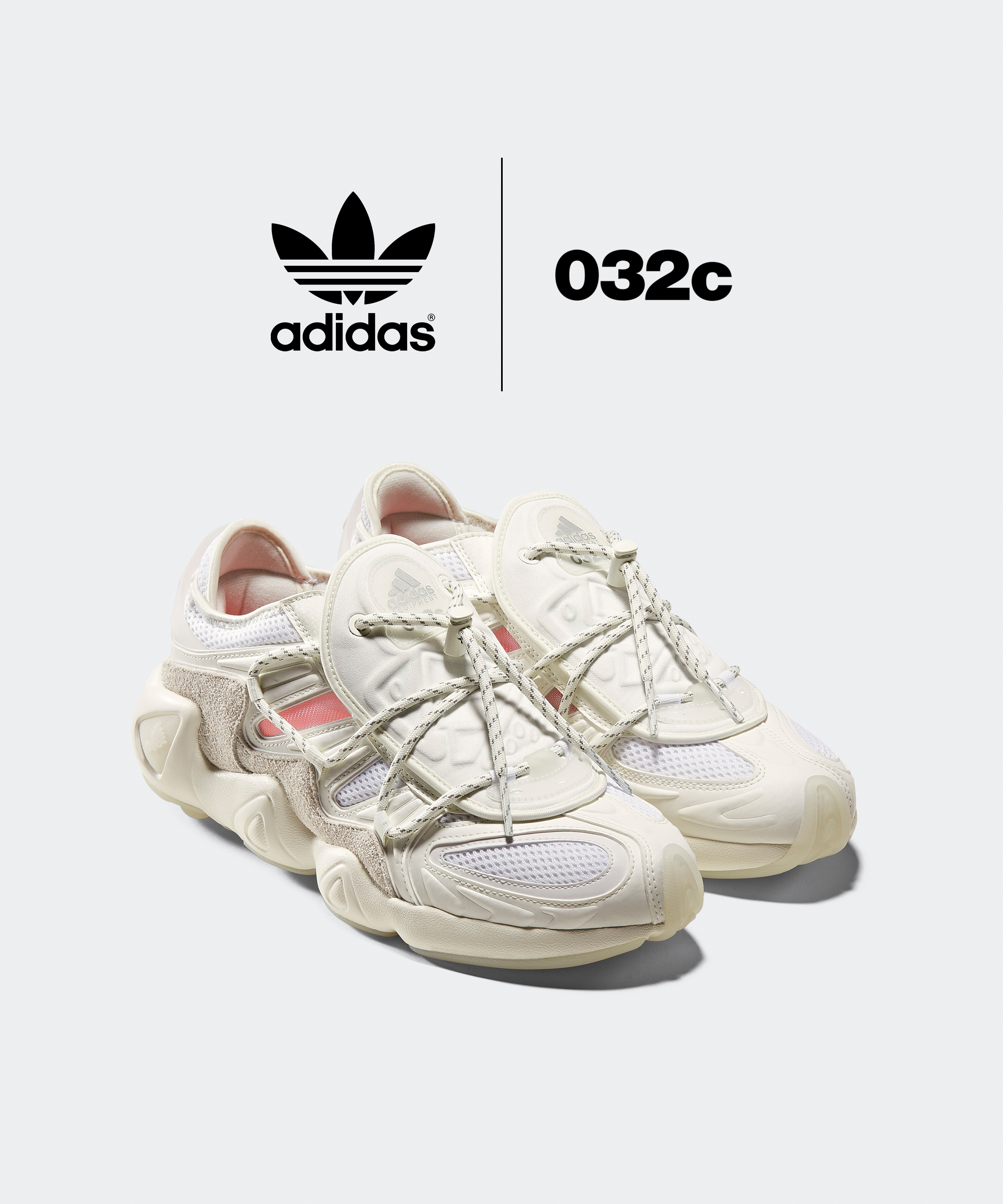 レオパードフラワーブラック adidas × 032c コラボスニーカー