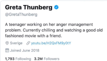 RighteousCrone's tweet photo. @funder Hey @FLOTUS , #Greta #BeChilling https://t.co/74EHFFWajf