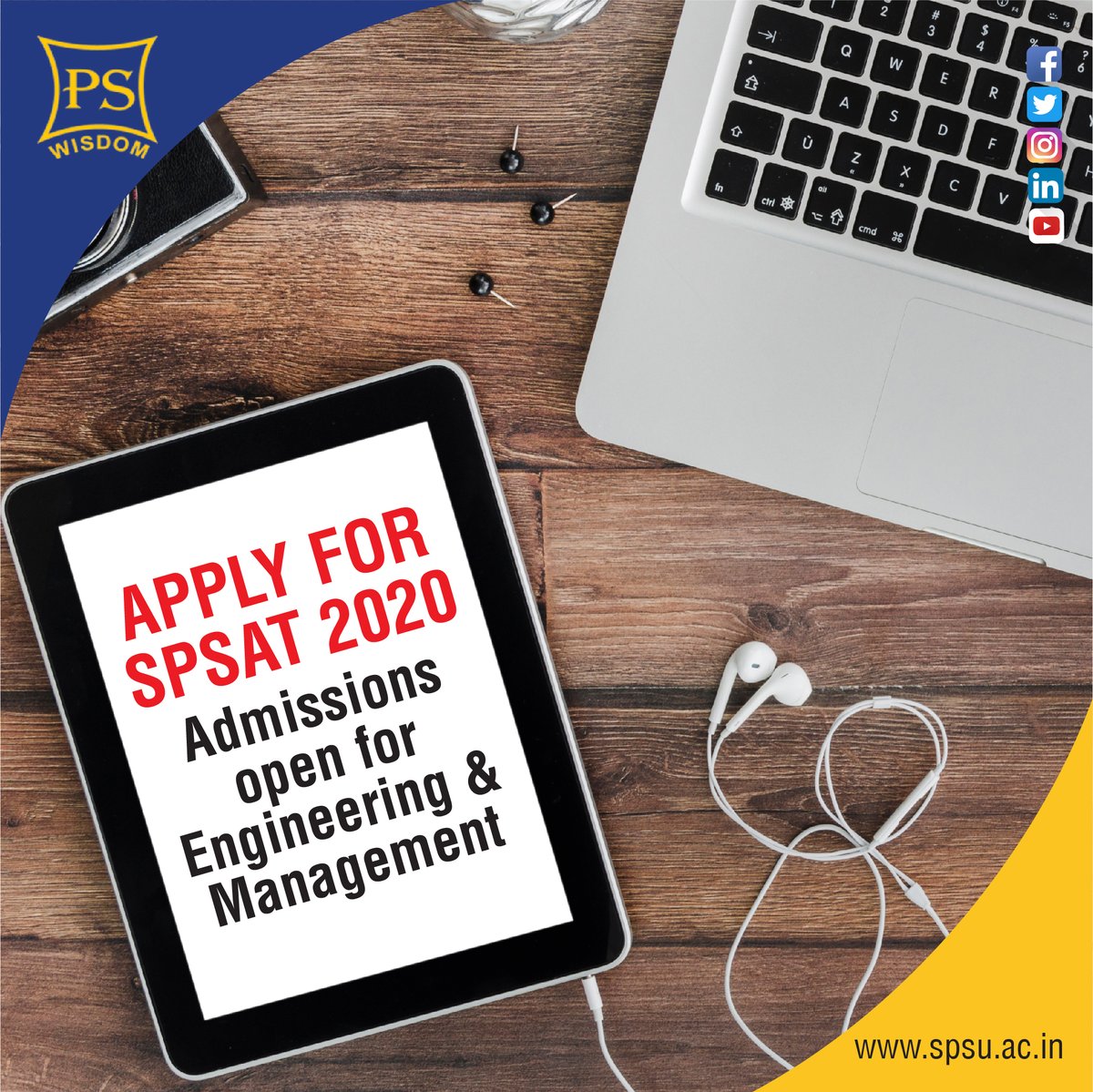 Spsu_Udaipur's tweet photo. Admissions now open for Sir Padampat Singhania University, Udaipur. To apply, visit https://t.co/FC1VQywdxG or call at 180030026555
#spsu #admissionsopen #engineering #college #university #engineeringuniversity #btech #mba #bca #bcom #bba #mhrda https://t.co/JopNDgxqws