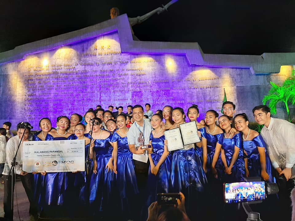 adamson_u's tweet photo. Congratulations to the AdU Basic Education Chorale for placing second (Ikalawang Parangal) in the Himig Manileño 2019!
The Adamson Community is very proud of you!
Photo Credits: Dr. Daniel Saroca
#AdamsonPride https://t.co/G2mFE3obh4