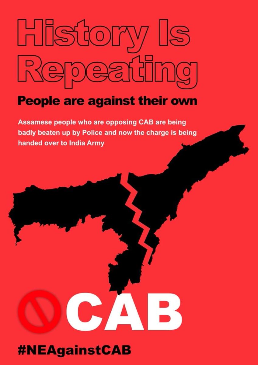 appu_deori's tweet photo. #NortheastagainstCAB No CAB, I oppose Cab https://t.co/If5aNkYx79