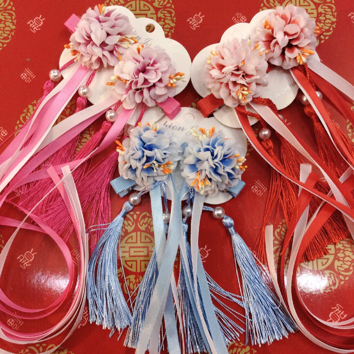 老維新 ろういしん 横浜中華街 V Twitter とっても可愛いお花のチャイナ髪飾り 入荷しました チャイナドレスや漢服 唐装にいかがでしょうか