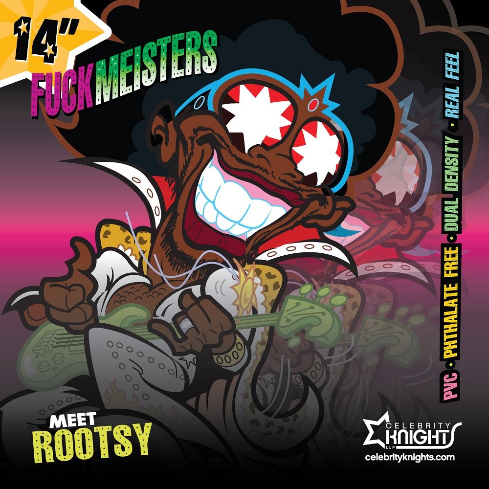 CelebrityKnight's tweet image. Meet ROOTSY
NEW Fuckmeister Dildos by @CelebrityKnight @ecnwholesale @MetroB2B
@ClaredaleDist #dildo #dildos #adultsextoy #dong #newproduct