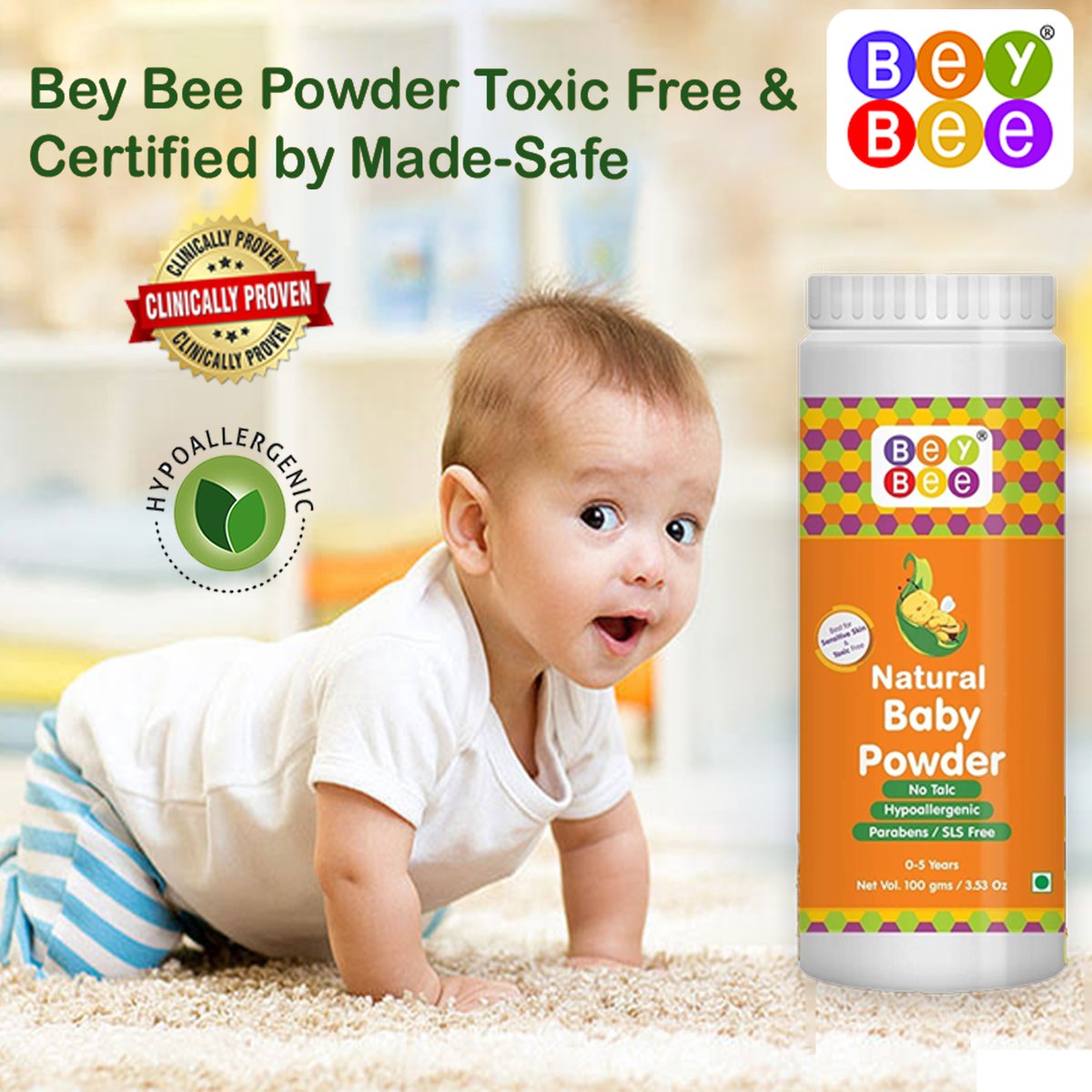 BeyBeeofficial's tweet photo. Bey Bee Natural Powder
Natural and pure baby powder toxic-free and certified by made-safe

MADE IN INDIA

Buy Now: https://t.co/In770WtgQt

#babyproducts #naturalpowder #mom #momlife #momlove #dad #newborn #parentslove #babyshower #babyskin #babycare #babypowder #bedroom https://t.co/BVAY0N9r3m