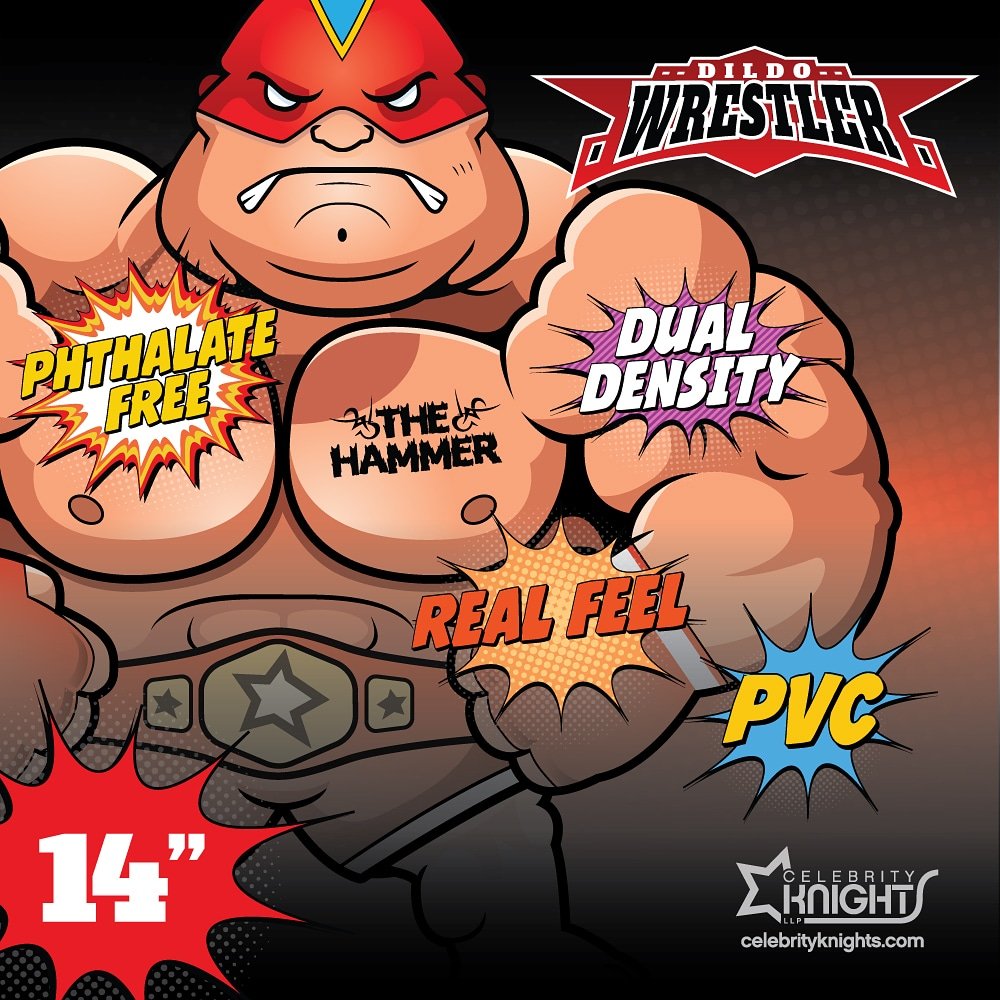 CelebrityKnight's tweet image. Meet THE HAMMER
NEW Wrestler Dildos by @CelebrityKnight @ecnwholesale @MetroB2B
@ClaredaleDist #dildo #dildos #adultsextoy #dong #newproduct