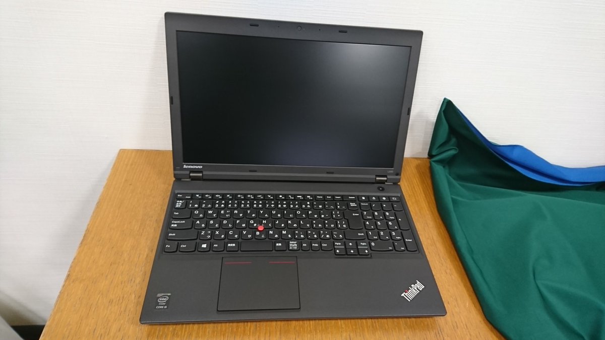 be_stock's tweet photo. 【ThinkPad L540】第4世代Core i5/メモリ4GB/HDD500GB搭載！15.6インチで大きめサイズのシンクパッドが税込価格24,200円で販売中！
#Lenovo #中古パソコン #L540 #ThinkPad
https://t.co/s55vHBCJMI https://t.co/eGk9nXQwVy