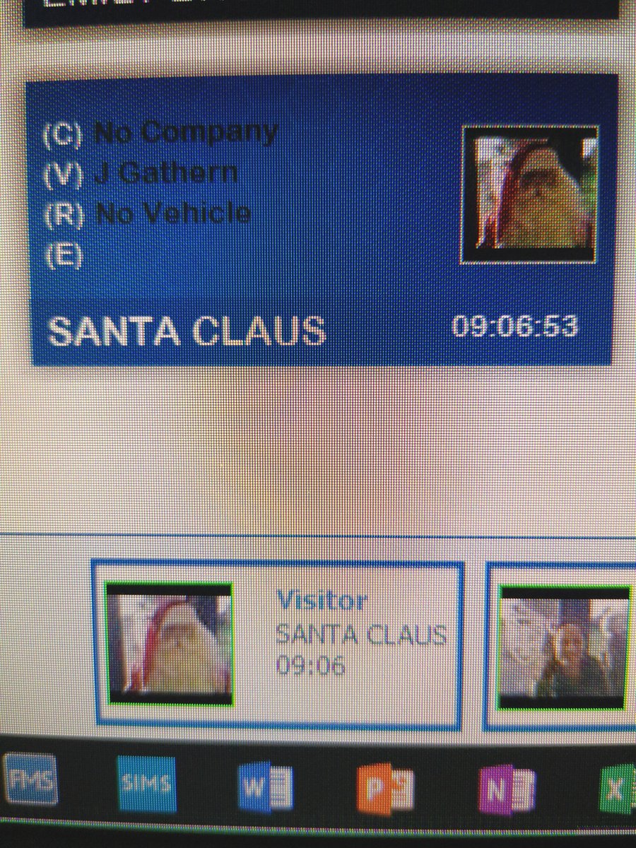 sbm_jo's tweet image. Special visitor has just entered the building 🎅 @InVentryLtd @GlebePri #sbltwitter #santaisreal