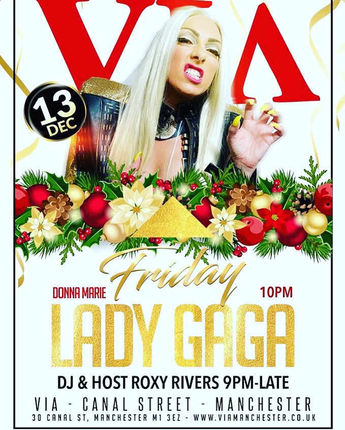 DonnaMarieGaga's tweet photo. Busy weekend ahead but I can’t wait as it’s gonna be a good one ...
TONIGHT - I can’t wait to be back at @ViaCanalStreet 🌈
SATURDAY - The return of #TheGreatestOfShows at #Ffresh @theCentre Nothing like a good ole sing along🎤
#ladygaga #musicals #nightout #cardiff #manchester https://t.co/bIEacbsYda