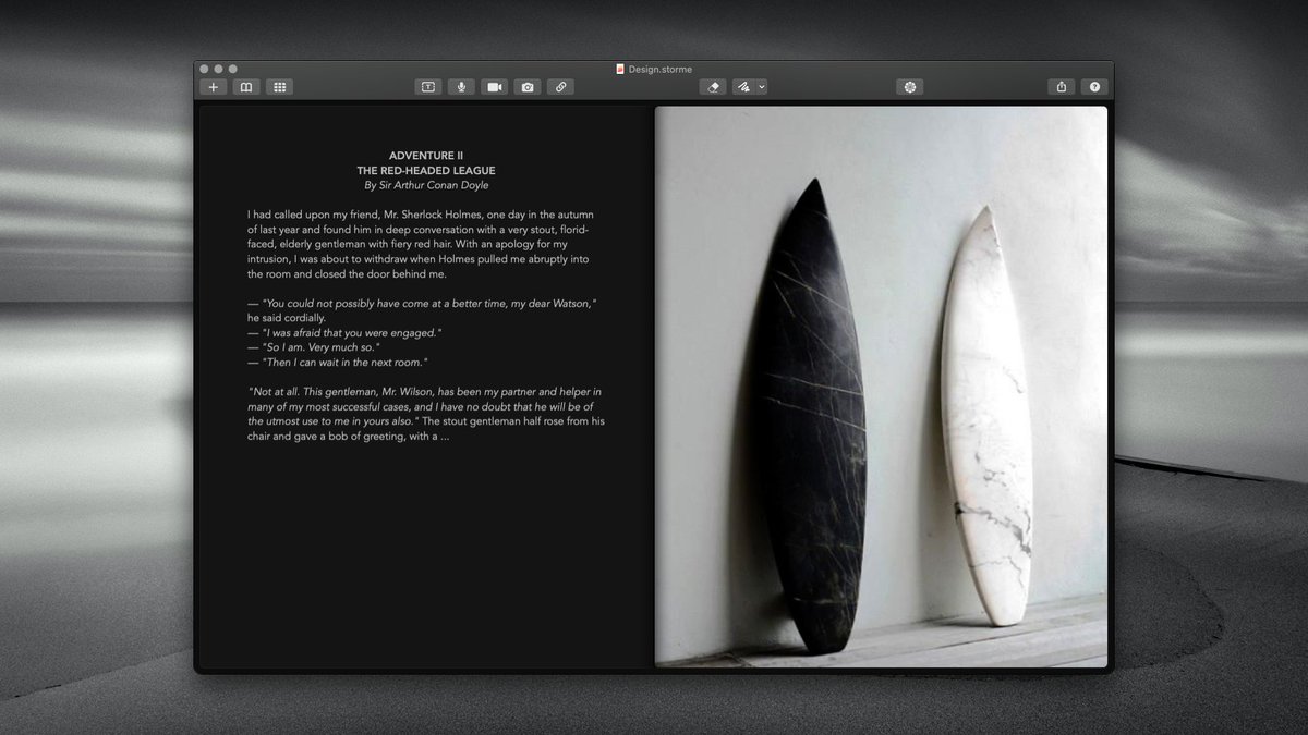 StormeApp's tweet image. Check out our beautiful and easy-to-use macOS brainstorm &amp;amp; whiteboard app now with Dark Mode support! apps.apple.com/app/storme/id1…