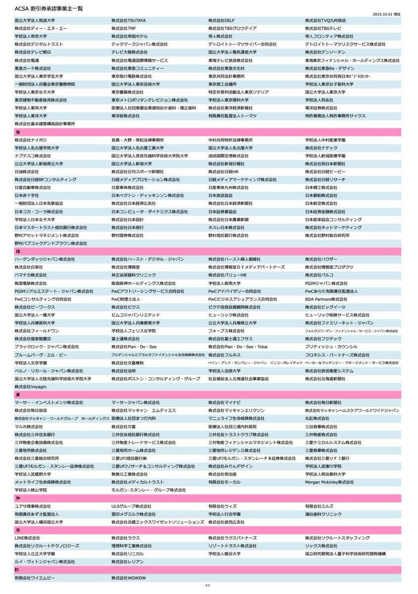 藤井聖子 キッズライン Pa Twitter ぜーったいチェックすべし あなたやパートナーの会社名があったら おめでとうございます ベビーシッターの利用が一回20円割引になる内閣府ベビーシッター割引券が使える企業一覧 19年10月1日現在 名前があったら人事 藤井聖子 キッズライン Pa Twitter ぜーったいチェックすべし あなたやパートナーの会社名があったら おめでとうございます ベビーシッターの利用が一回20円割引になる内閣府ベビーシッター割引券が使える企業一覧 19年10月1日現在 名前があったら人事