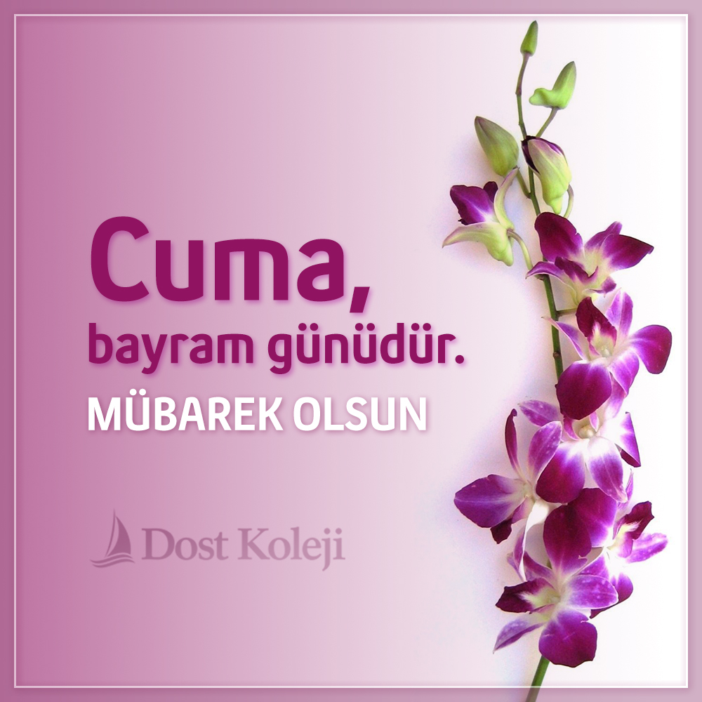 DostKoleji's tweet photo. #hayirlicumalar https://t.co/7Mycu4ZY6T