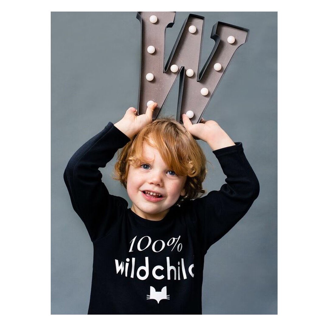 Shop our Wildchild long sleeve organic, Made in Britain, T-shirt today, limited sizes left so get in quick #exitpoll #wildchild #kidsfashion #ethical