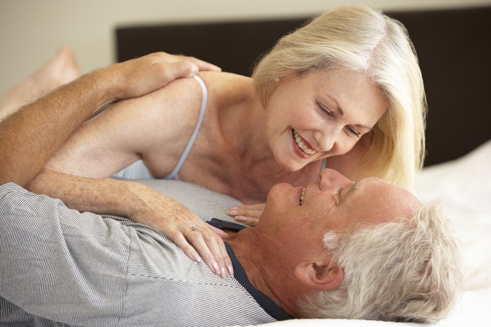 50. #eldersdating. senior couple relaxing in bed. 